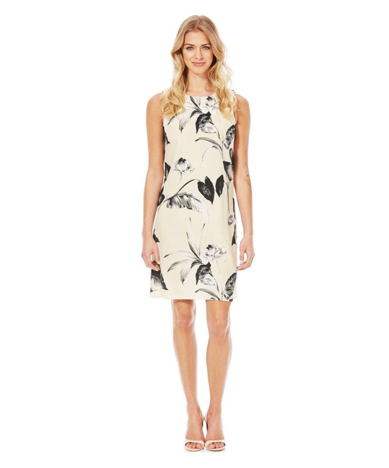 白色条纹连衣裙 - 图片 2