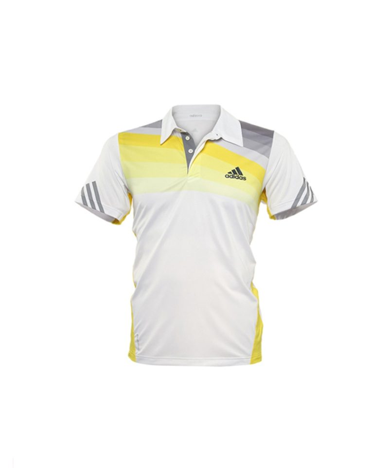 阿迪达斯白色速干短袖