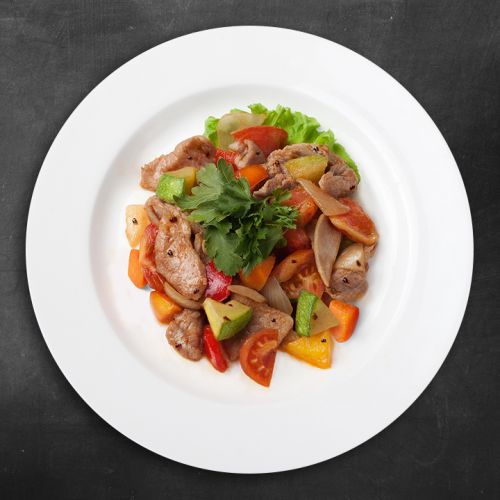 鸡蛋肉片